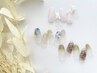 ２回目以降の方はこちら◆季節の3種アート４~6本シンプルネイル　￥9900