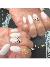 クリスタルネイル ゆめタウン博多店(CRYSTAL NAIL)/ホワイトパールネイル
