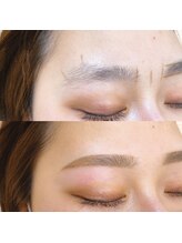 ミラ 渋谷(Eyebrow salon Mira)/平行アーチ眉/担当Riho