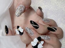 モルフォネイル(Morpho nail)/#キラキラネイル