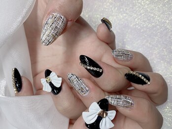 モルフォネイル(Morpho nail)/#キラキラネイル