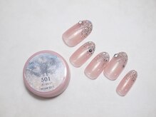 ソアネイル(SOAR NAIL)/繊細で上品なラメグラデ。