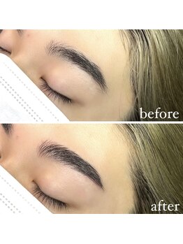 オム ボーテ(Homme Beaute)の写真/【大阪難波/美眉毛サロン】インスタフォローで3000円割引♪美眉アイブロウワックス脱毛¥4,500♪