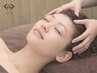 【脳疲労回復】炭酸温感ヘッドスパ(デコルテストレッチ付)45分13,500円→