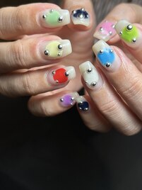 カラフルネイル shiho