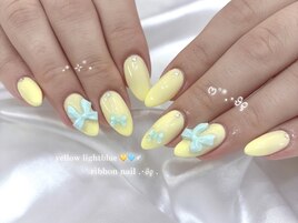 黄色ネイル 【定額 ¥7500】