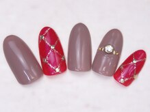 エムネイル(M Nail)/チェック(アンティーク)