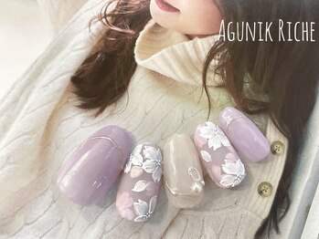 アグニークリッシェ(Agunik Riche)/【桜ネイル】