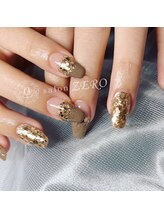 サロンゼロ インフィニティー/秋のブラウンネイル