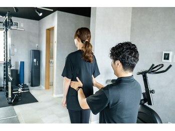 シナジープラス(SYNERGY+)/2 姿勢の確認→体組成計測定