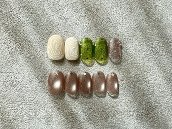 ちぐはぐネイル