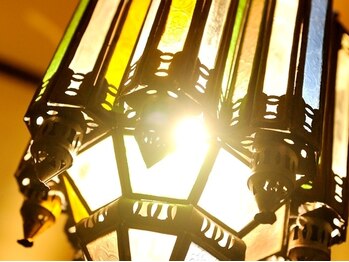 ジャンナ 代々木上原店(JANNA)/モロッコランプの優しい灯り