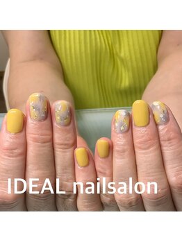 イデア(IDEAL)/北欧系タイダイネイル