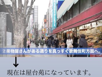 美容脱毛専門サロン エピラージュ 新宿店(Epilage)/新宿脱毛サロンへの道順