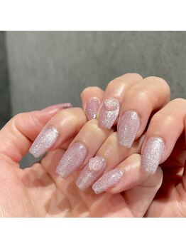 ネイルズ ヒマワリ(Nails Himawari)/【前田担当】マグネット+パーツ