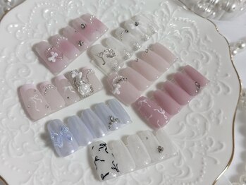アミスネイル 渋谷店(amisnail)の写真/【specialコース￥8,500→￥6,500（ご新規様限定）】人気のデザインをお得にお試し♪カラーパーツの変更OK