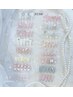 人気no.3[オフ無料]夏限定デザインコース ¥9300 ー>¥8600