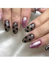 レイネイル 岐阜茜部店(RAY NAIL)/ハートホロ×足立