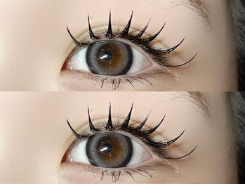 ネモア 久留米駅前店の写真/【大人気LEDパリエク&アンドヘルシー】エクステ×まつ毛パーマのW効果で盛れる目に★瞳に光が入り目力ＵＰ!