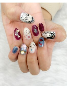 ハンターハンター痛ネイル