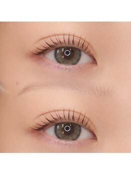 サロンドソレイユ 金山店(Salon de Soleil)の写真/お顔の印象がグッと変わる♪納得の仕上がりとモチの良さが人気の秘訣★大人気まつげパーマ！束感仕上げも◎