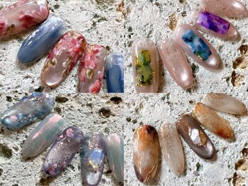 ティアム マタニティペイント アンド ネイル(Tiam Maternity Paint&Nail)の写真/【Tiamにしか出来ない繊細な奥行きArtとこだわった美フォルム】で最後の最後まで楽しめるネイルを♪