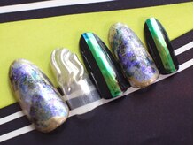 ネイルサロン ティディ(TIDY)/ミラー/大人のエンボスネイル