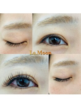 ラ ムーン アイラッシュアンドヘアメイク(La.Moon)/ビフォーアフター