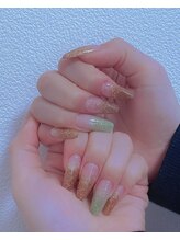 コロミネイル(colome nail)/ラメグラデーションスカルプ