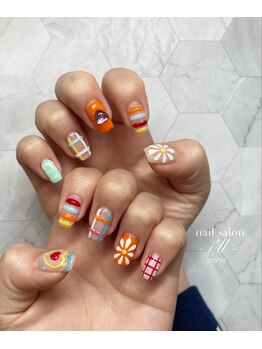 ネイルサロン アイル(nail salon i’ll)/ポップカラフルカラー☆
