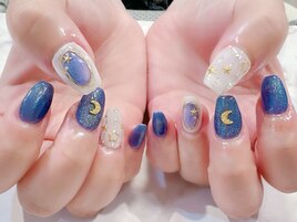 #モチーフネイル#夜空ネイル