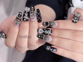 ダークハニー 原宿店(Dark Honey)/地雷系ゴテゴテネイル