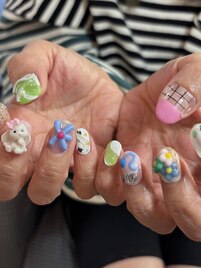 個性派ネイル