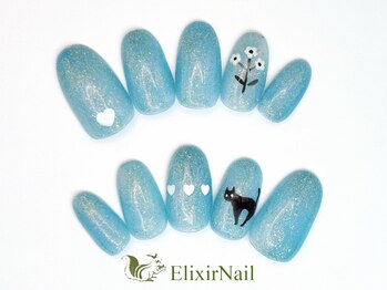 エリクサーネイル 西武新宿(Elixir Nail)/定額a シンプル/クーポン使用