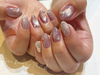 カナウ 銀座店(Kanau)/マグネット×フラッシュネイル