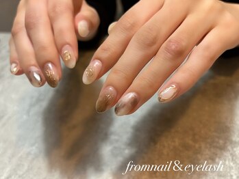 フロムネイルアンドアイラッシュ 神戸三宮(from nail&eyelash)/パラジェル取扱/フィルイン施術