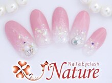 ナチュレ ネイルアンドアイラッシュ(Nature Nail & Eyelash)/定額デザイン☆￥7,452☆