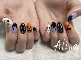 ハロウィンネイル