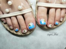 シュガーネイル(sugar nail)/海フットネイル