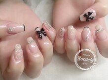 ルブリー(roovely)/黒リボンネイル