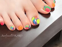 ジュエリーネイル タカコ(Jewelry nail TAKAKO)/プッチ柄ネイル