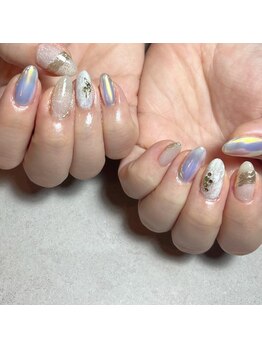 ムー(moo)/サマーネイル