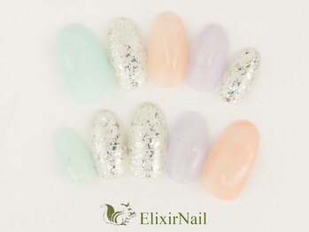 エリクサーネイル 神田(Elixir Nail)/シンプル/クーポン使用