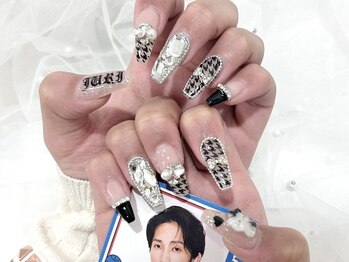 プリズム(PRISM)/推しネイル千鳥柄ネイル