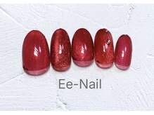 池袋ネイルサロン イイネイル(Ee-Nail)/赤艶マグネットネイル初回￥6980