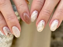 ハズグラスネイル(Haze Grass nail)/季節の定額ネイル