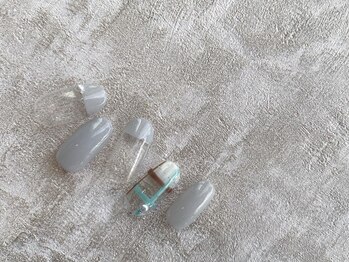 スリー(THREE)/Sep.2021/nail design