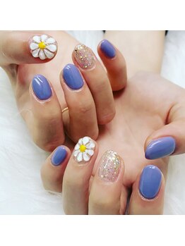 フローラ/ぷっくりネイル