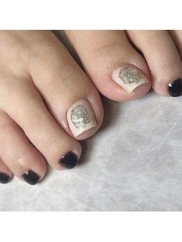 ハナネイル(HANA nail)/りな フット/親指アート