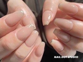 シルバー細フレンチ